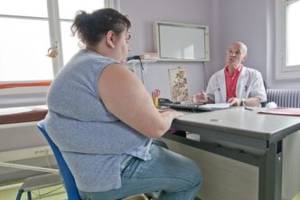 Consultation d'une personne souffrant d'obésité